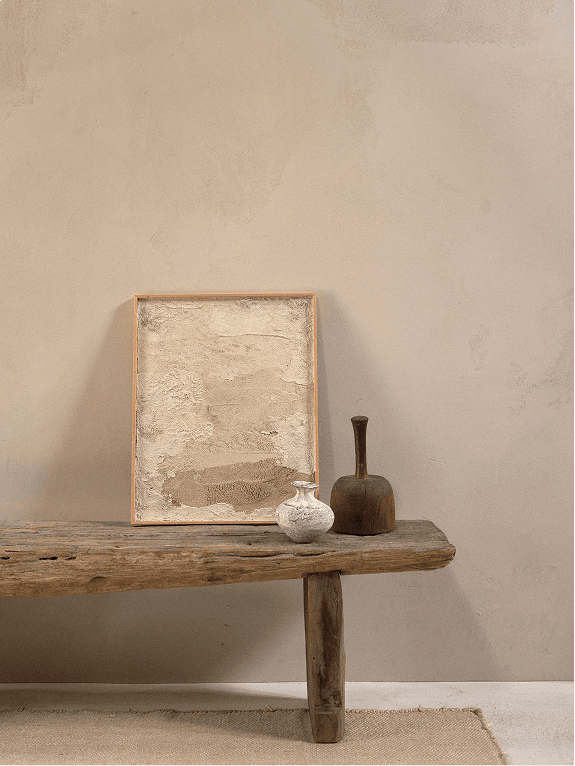 The earthen wall panel you'll take home