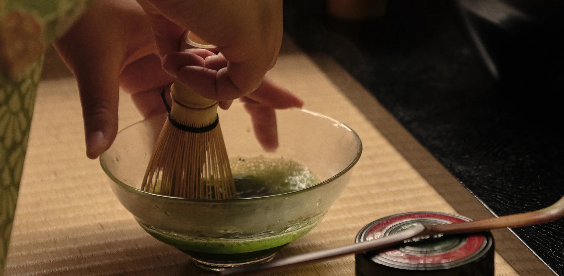 A tea ceremony in a Kyoto home