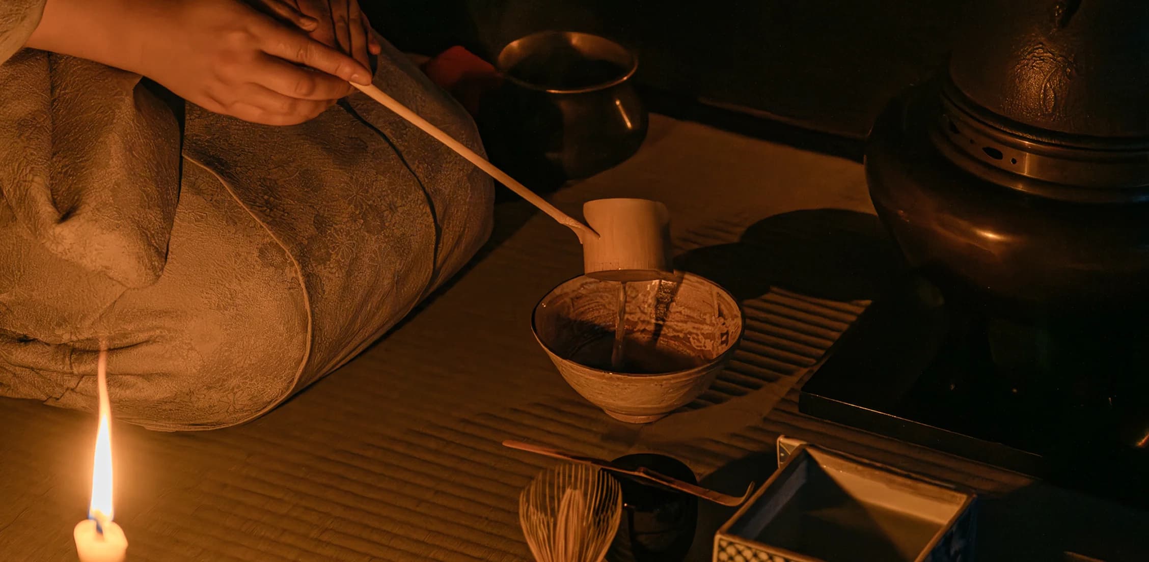 A tea ceremony in a Kyoto home
