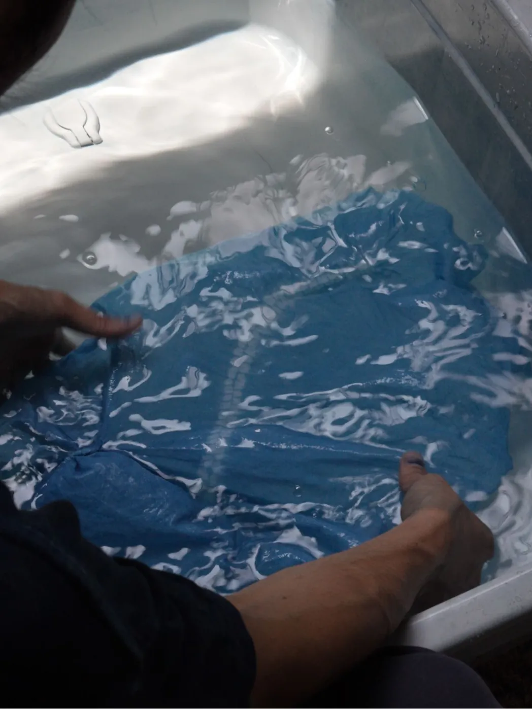 Indigo dye process