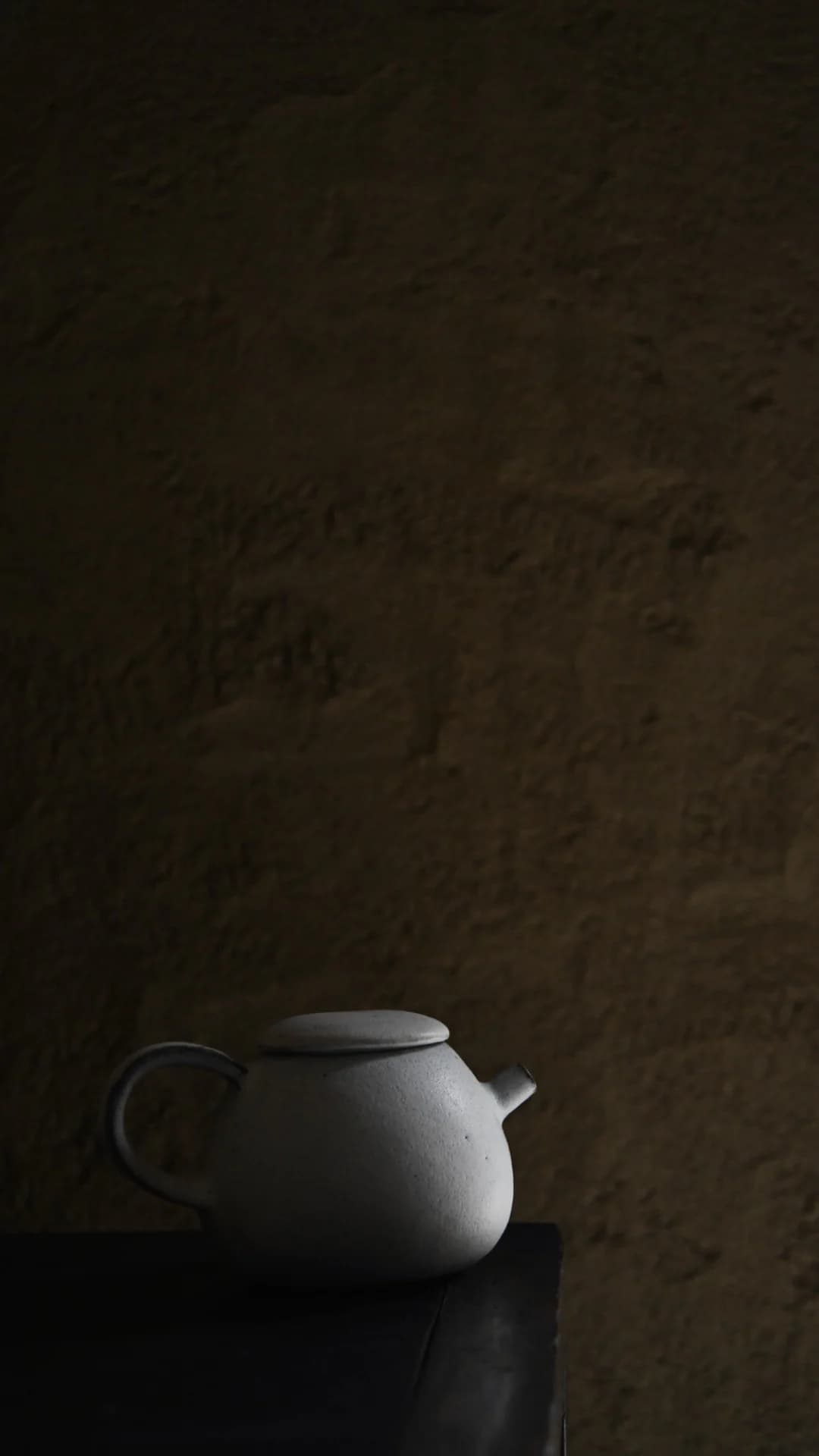 Stoneware teapot