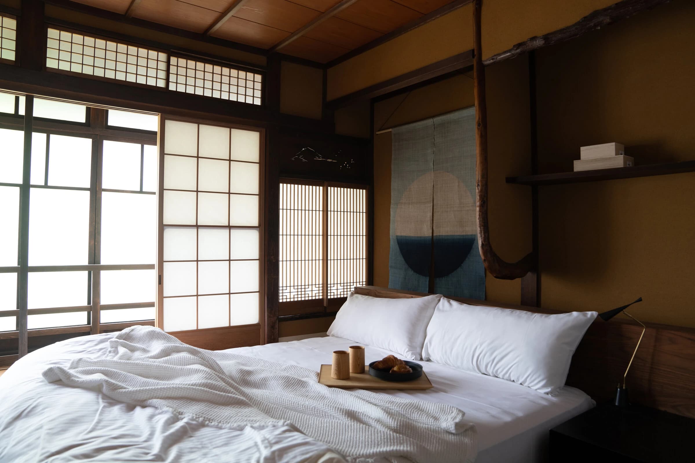 Interior of a restored Maana machiya home