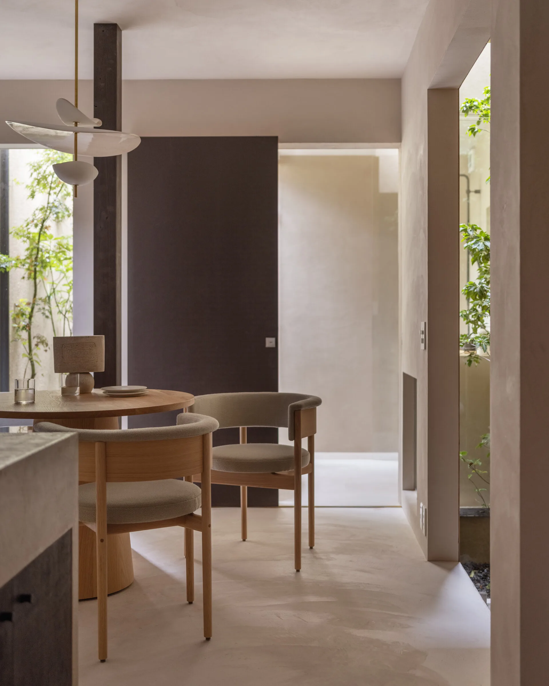 Living and dining space in Kiyomizu Suite 2